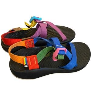 Chaco Z/1 classic Pride rainbow limited edition LGBTQIA+ hiking sandals size 5
